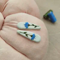 گیره مو گلدوزی شده|زیورآلات و اکسسوری|ماهیدشت, |دیوار