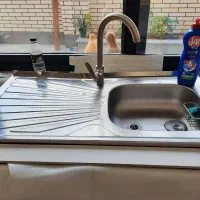 سینک و کابینت فلزی گالوانیزه