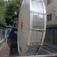 طبل 2 متری محرم علامت استیل تبل