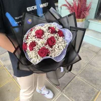 ماکت دسته گل|گل و گیاه طبیعی|آبدانان, |دیوار