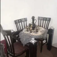 سرویس میز ناهار خوری طرح قشنگ ۴چهارنفره درحدنو