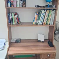 میزتحریر و کتابخانه