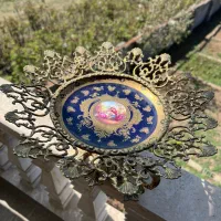 جامیوه ای پایه دار برنجی