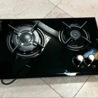 گاز رومیزی 2شعله شیشه ای باترموکوبل و استاندارد|اجاق گاز و لوازم برقی پخت‌وپز|تهران, تهرانپارس شرقی|دیوار