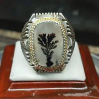 انگشتر شجر تک درخت و یاقوت سرخ