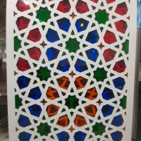 تابلو با طرح هندسی/مشبک|تابلو، نقاشی، عکس|قم, نیروگاه|دیوار