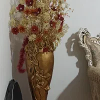گل چیپسی بزرگ با گلدان بزرگ|گل مصنوعی|مسجد سلیمان, |دیوار