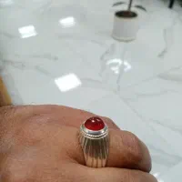 انگشترعقیق یمن به شرط رکاب دستساز