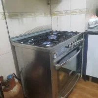 اجاق گاز فر دار تمام استیل|اجاق گاز و لوازم برقی پختوپز|بندرلنگه, |دیوار