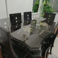 میزغذاخوری ۶نفره چوب راش