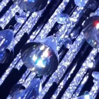 لوستر سقفی آینه ای