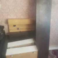 تخت فلزی دونفره و چوبی یک نفره