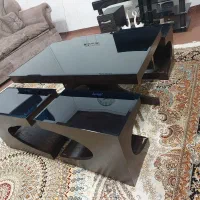 میز جلو مبلی و ۴عدد عسلی|مبلمان خانگی و میز عسلی|رشت, لاکانی|دیوار