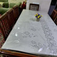 ..میز۸نفره چوبی همراه ۸صندلی