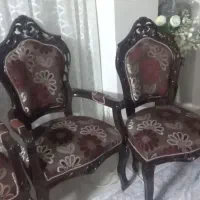 مبل استیل ۹نفره با میز و دوتا عسلی