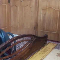 تخت خواب دونفره تمام چوب|تخت و سرویس خواب|بروجرد, |دیوار