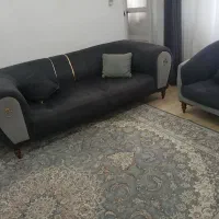 مبل هفت نفره ومیزنهارخوری شش نفره|مبلمان خانگی و میز عسلی|رشت, نخودچر|دیوار