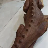 ماکت مجسمه چوبی ایگوانا