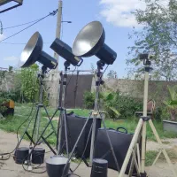 تجهیزات دوربین عکاسی نورپردازی پایه فلاش ست کامل