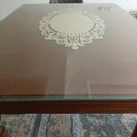 شیشه ناهارخوری ۴نفره بابعاد(طول ۱۱۷وعرض۸۷)