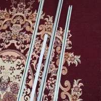 چوب پرده ساده فلزی در حد نو