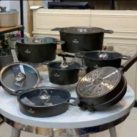 قابلمه چدن 15 پارچه راکلند آلمانی Rockland + ضمانت