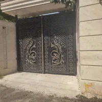 ساخت درب آهنی حیاط/فلزی پارکینگ/طرح مدرن/کدطرحD762