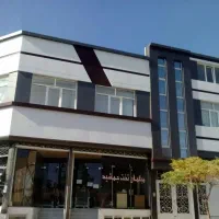 اجرای درب برقی ونمای آلومینیوم