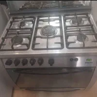 تکنو گاز ۵ شعله فر دار تمام استیل درحدنو|اجاق گاز و لوازم برقی پخت‌وپز|آشخانه, |دیوار