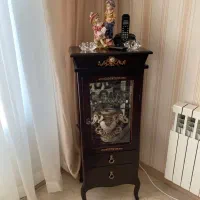 مینی بوفه،میز تلفن چوبی