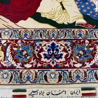 ذرع و نیم انتیک اصفهان تک خفت ۷۰ رج بزم خیام|فرش|تهران, افسریه شمالی|دیوار