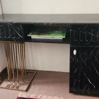 میز کاشت ناخن استیل ،ام دی اف  به همراه صندلی کُپ