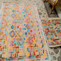 فرش نو فانتزی۹ متری و ۳ متری و  ۲ عدد پپادری|فرش|تهران, شمس‌آباد|دیوار