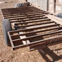 یدک کش پشت تراکتوری بدون لبه