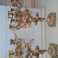 شمعدان برنز نو  زیبا