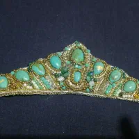 پنل جواهردوزی برای دستمال سرلباس محلی|لباس|صدرا-فارس, فاز ۱|دیوار