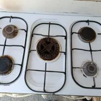 اجاق گاز پنج شعله وسینگ ظرفشویی یک متر دو سینی|آبچکان و نظمدهنده ظروف|زرند, |دیوار
