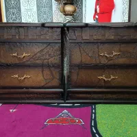 سرویس چوب کمد و میز آرایش و تخت