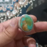 فیروزه نیشابور سیدی با رکاب دست ساز محمد مهدی