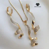 زیورالات ژوپینگ کاملا مشابه نمونه طلا|بدلیجات|قم, ارم|دیوار