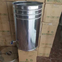 ۳ عدد بشکه استیل اصل ۶۰ لیتری .گالن ۲۰ لیتری