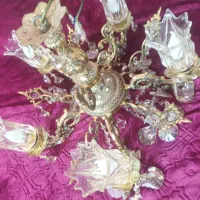 لوستر ۵شاخه برنز|لوستر و چراغ آویز|اسدآباد, |دیوار