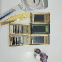 مژه و ریموور مژه،پنس،رنگ مو و اکسیدان،قیچی،گیره مو