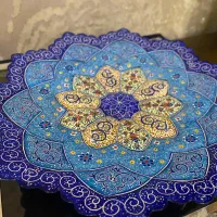 ظرف میناکاری همراه با جعبه|صنایع دستی و سایر لوازم تزئینی|تهران, سعادت‌آباد|دیوار