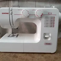 چرخ خیاطی گلدوزی ژانومه 5000 آکبند با لوازم فابریک