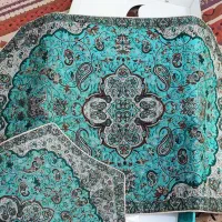 ست رومیزی ترمه حسینی یزد کاملا نو|پرده، رانر، رومیزی|تهران, آزادشهر|دیوار