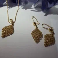 ست گردنبند و گوشواره|جواهرات|قم, نخودی|دیوار