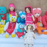 تعدادی عروسک هدیه ولنتاین