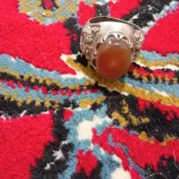 انگشتر نقره رکاب دار قدیمی