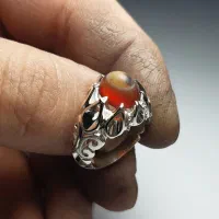 انگشتر عقیق سه پوست|جواهرات|قم, شهر قائم|دیوار